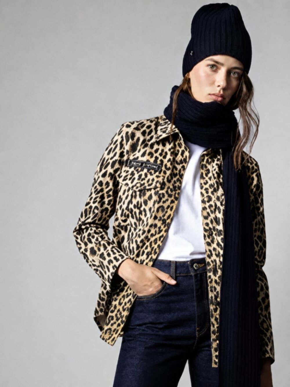 Zadig & Voltaire Jared Cashmere Scarf WKMZ0804F